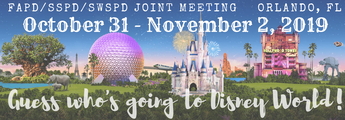 FAPD / SSPD / SWSPD Joint Meeting